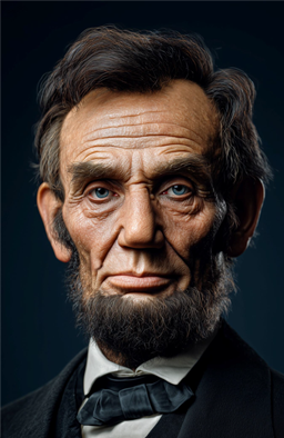 interactive Abraham Lincoln head