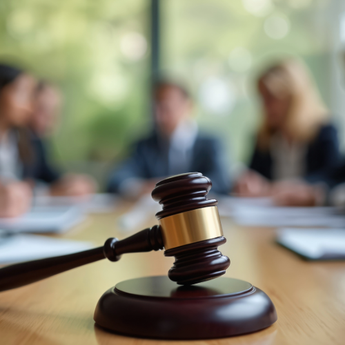 graphic image of a gavel