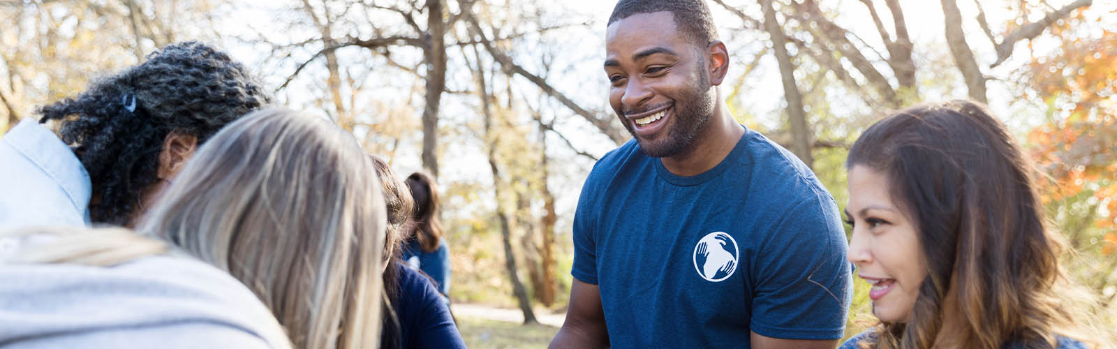 Group of Social Workers Volunteering at Clothing Drive