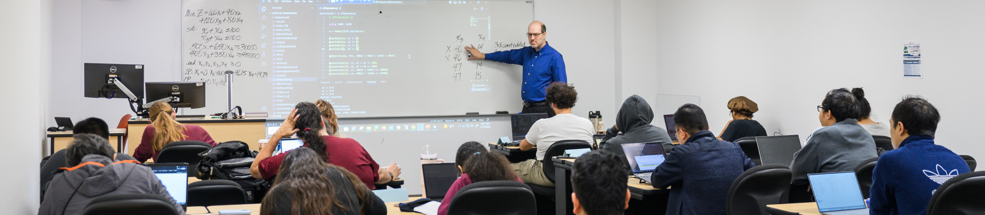 UHD students in classroom setting