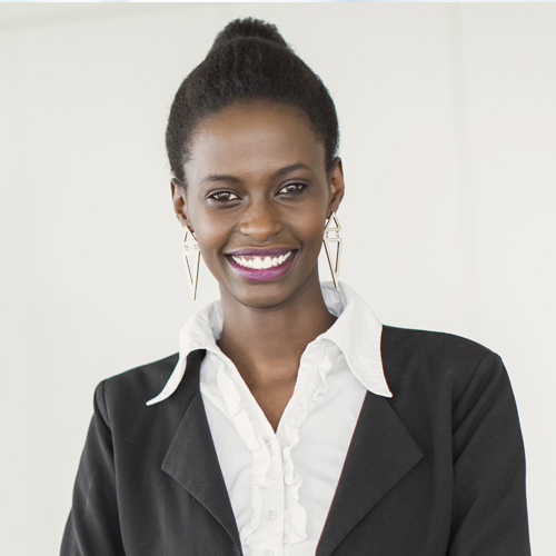 young professional smiling