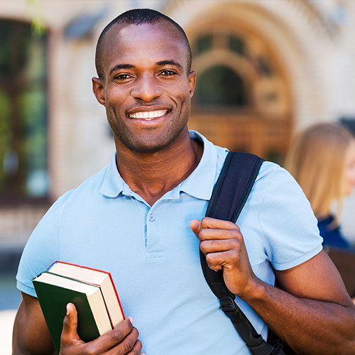 smiling student smiling student