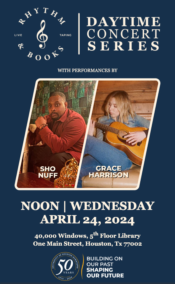 Rhythm & Books Live Concert with Sho Nuff