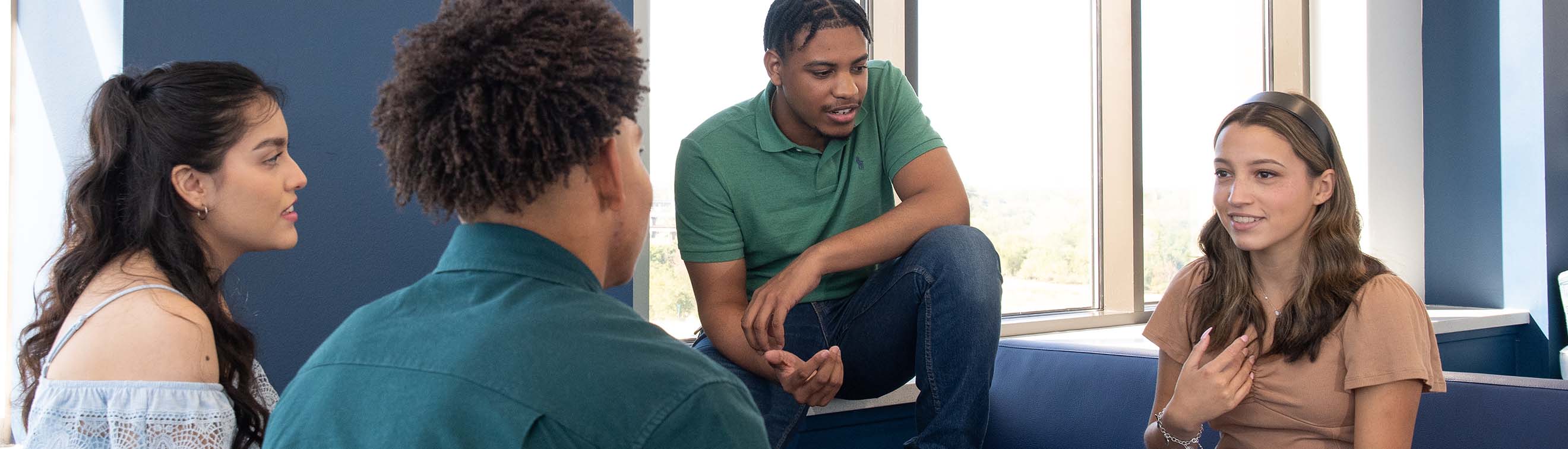 GRC students talking GRC