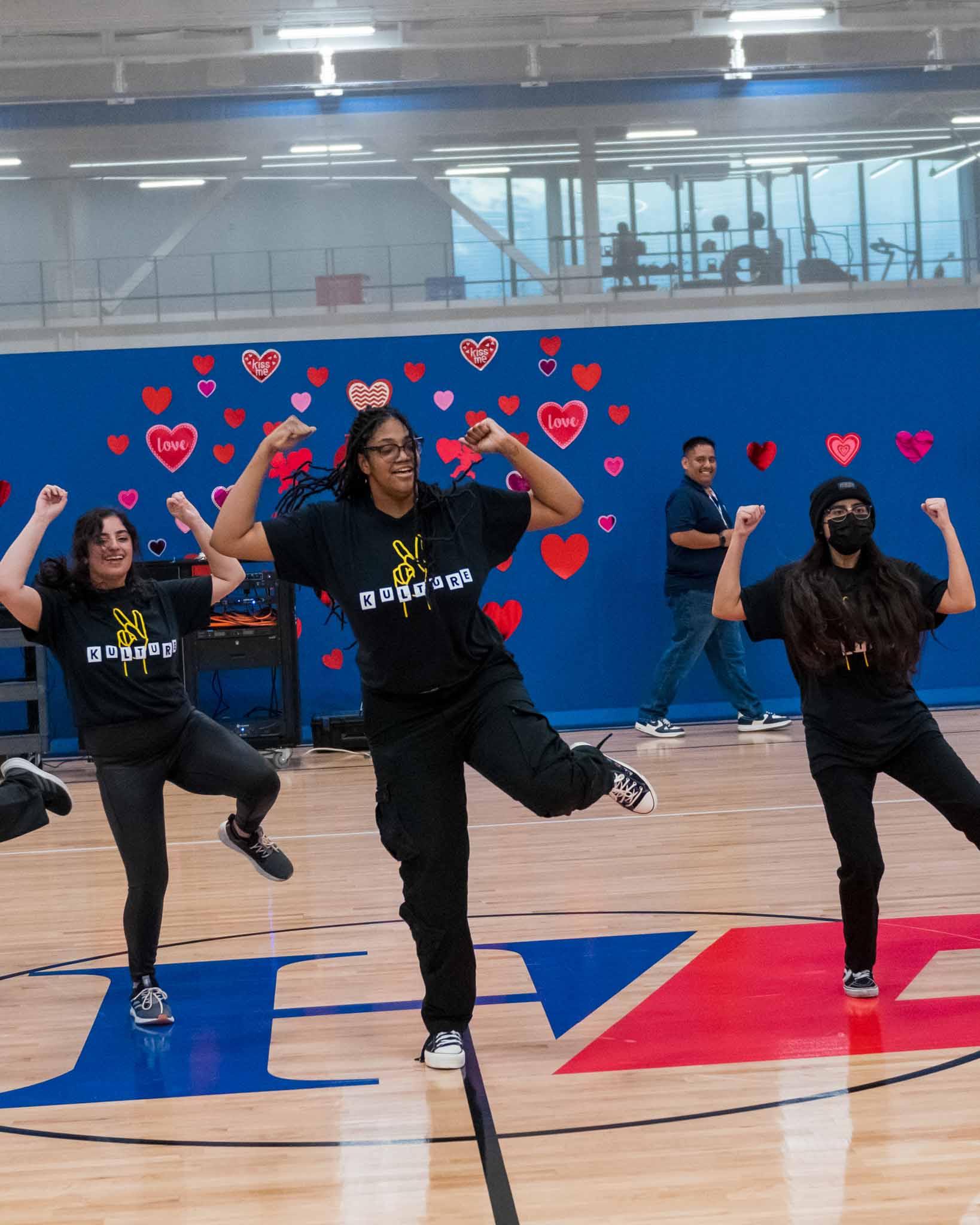 Students dancing 