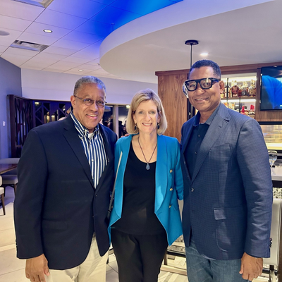 President Blanchard, CUMU Vice Chair and Treasurer; Ellen Neufeldt, President, California State University and CUMU Board Chair